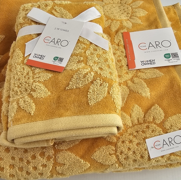 CARO Bath Towel Set 4 piece - Picture 4 of 16